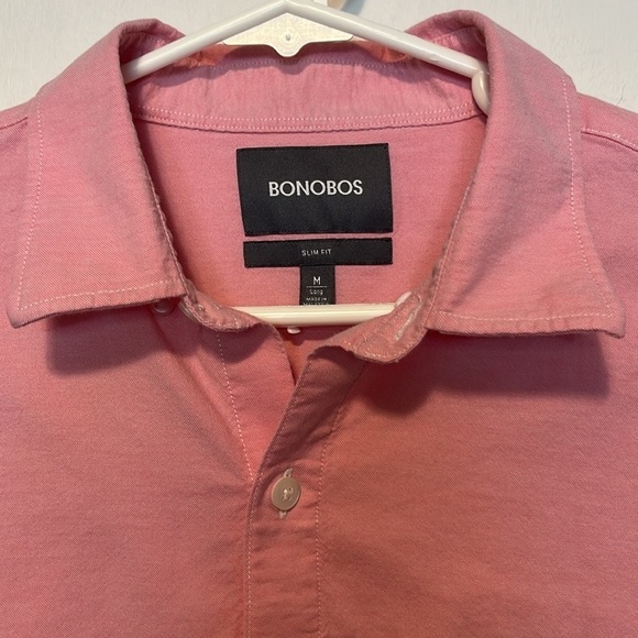 Bonobos Stretch Slim Button-Down Shirt SIZE M LONG - Picture 4 of 6